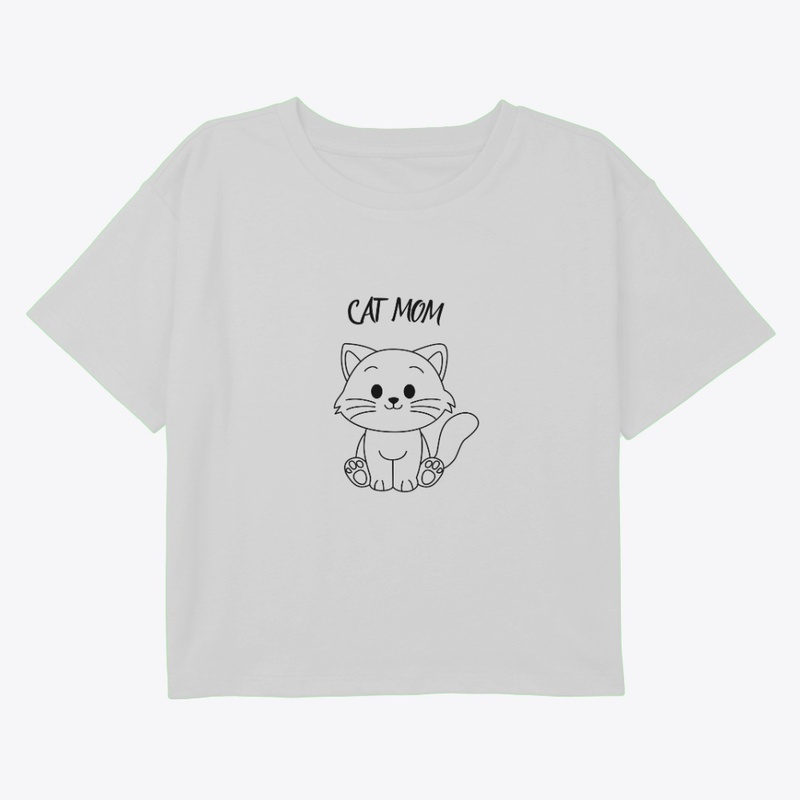 CAT MOM - Cute Kitten Tee - FC2