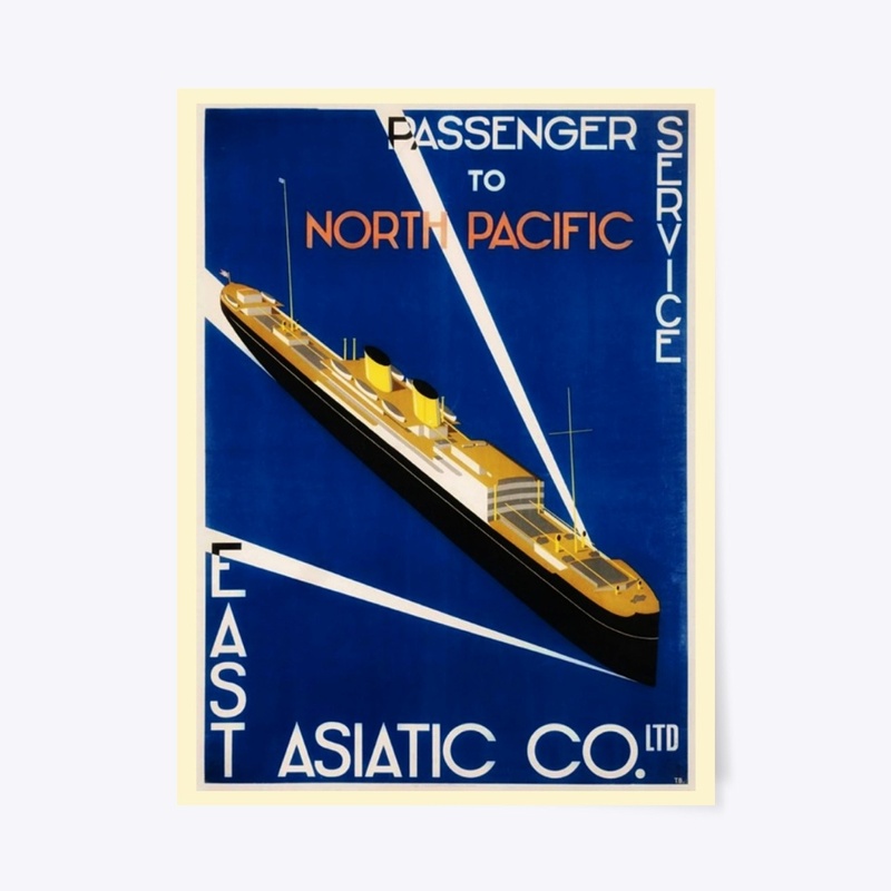 East Asiatic Company Travel Poster
