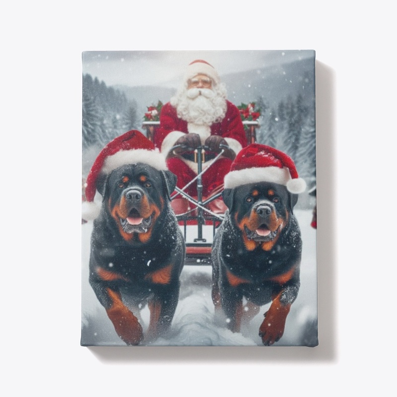 Rottweilers & Santa