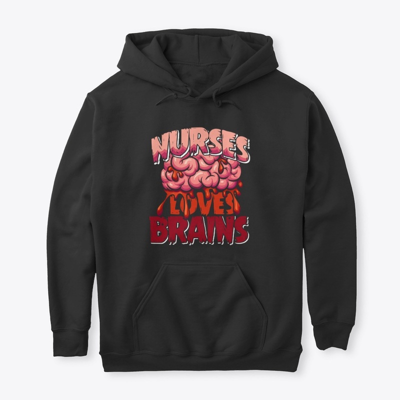 Nurse love brains halloween T-Shirt