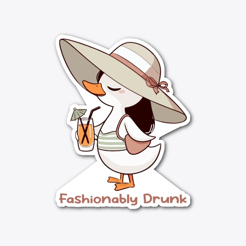 Fashionably Drunk Duck