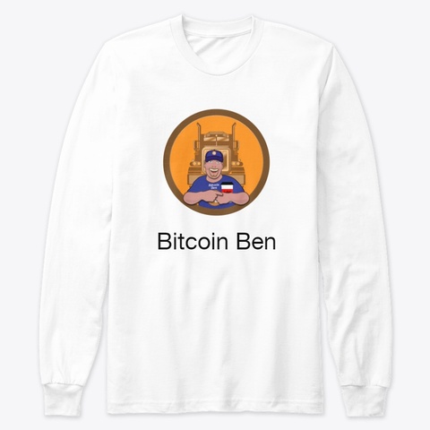 Bitcoin Ben  White Camiseta Front