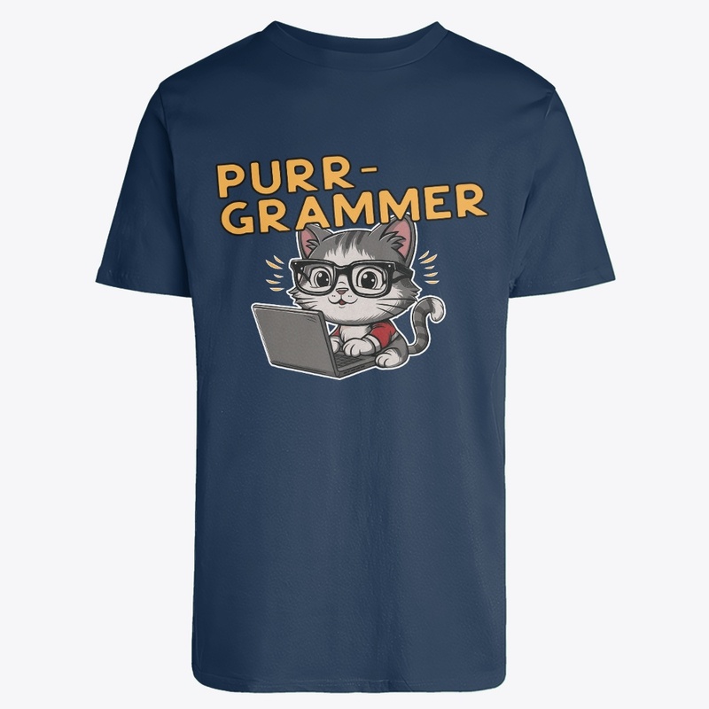 Purr-grammer Cat