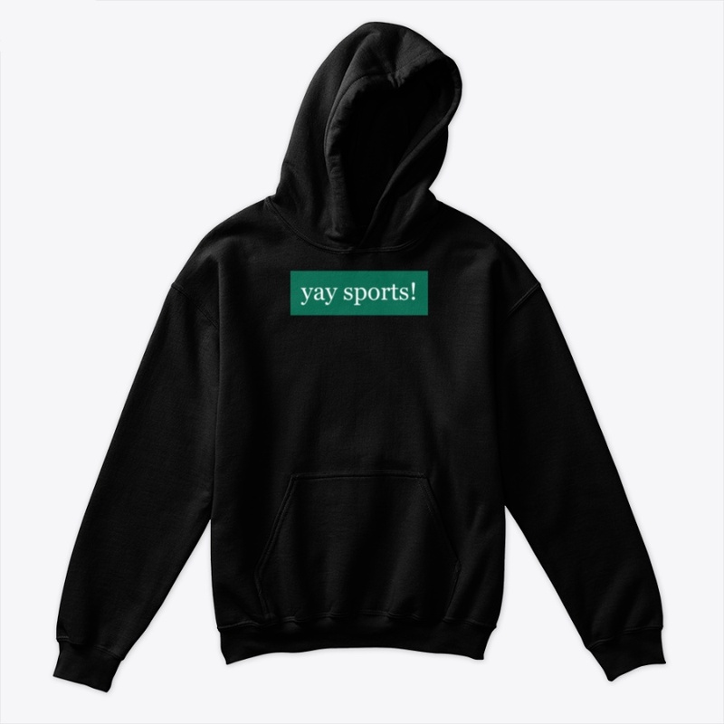 Yay Sports Written in White on Green
