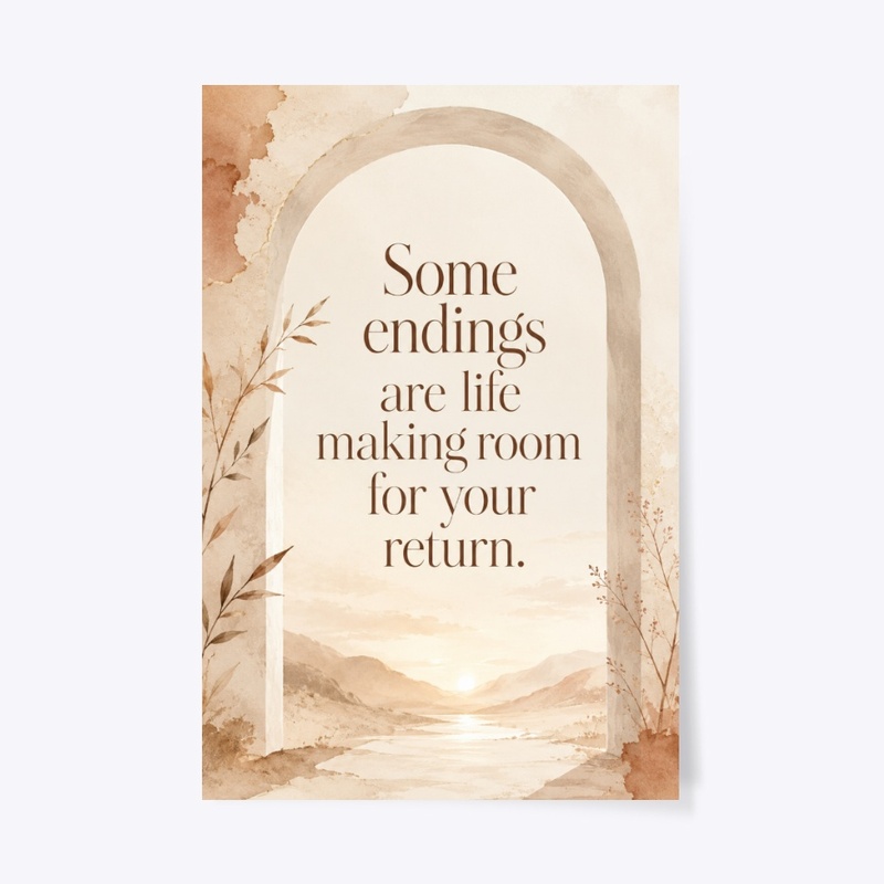 Some Endings Make Room Print