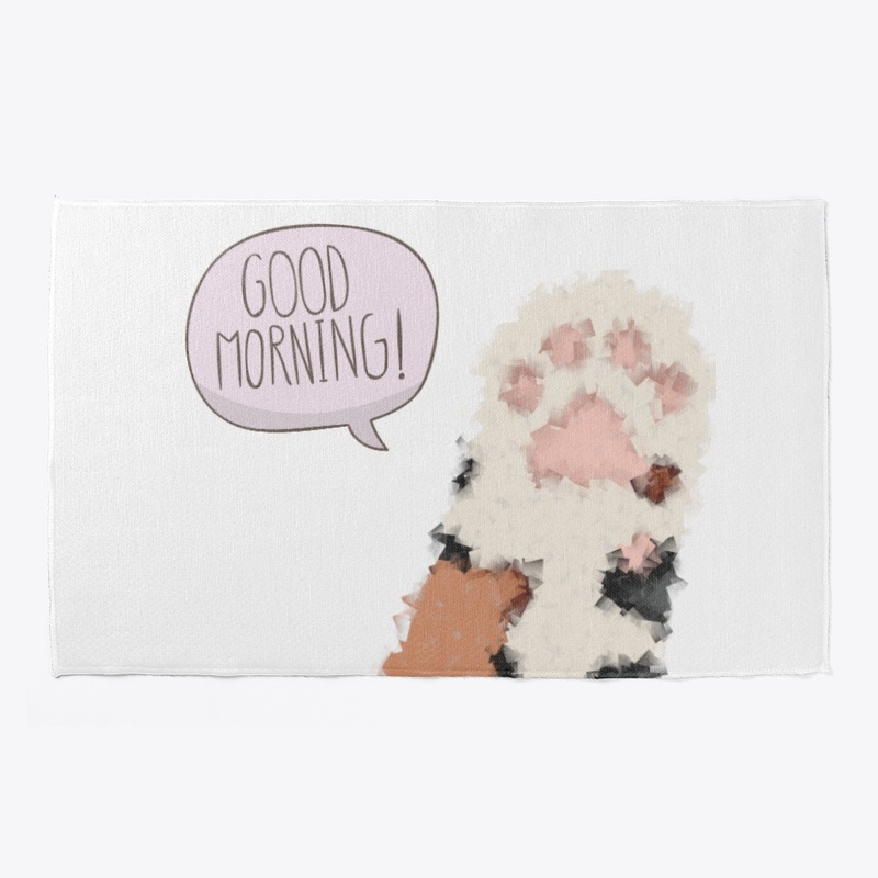 Cat Paw Good Morning