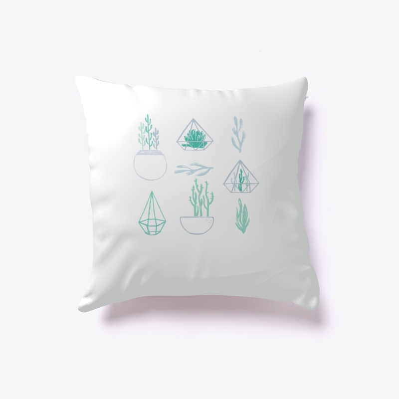 Cacti Midwest Accent Pillow
