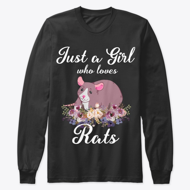 Girl Loves Rats Flower Style