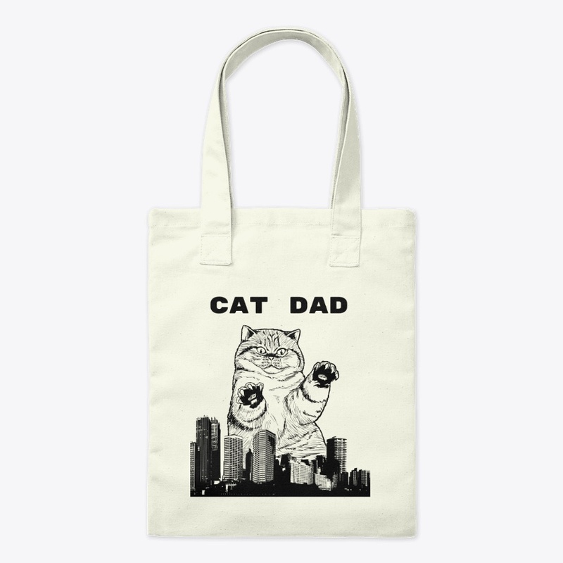 CAT  DAD T SHIRT MUG,BAG,PHONE ACCESSORY