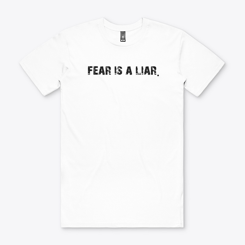 FEAR IS A LIAR Black Logo Tee