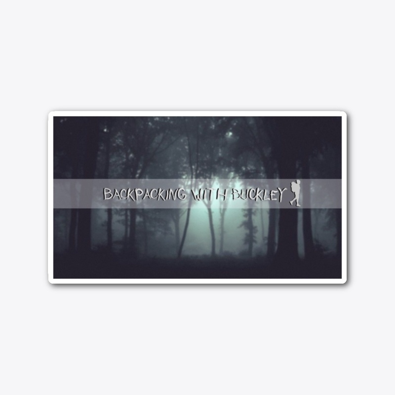 Backpacking With Buckley Merch Sticker