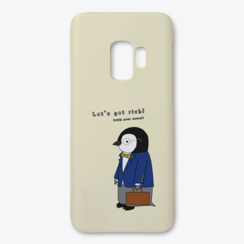 Get Rich - Cute Baby Penguin Design
