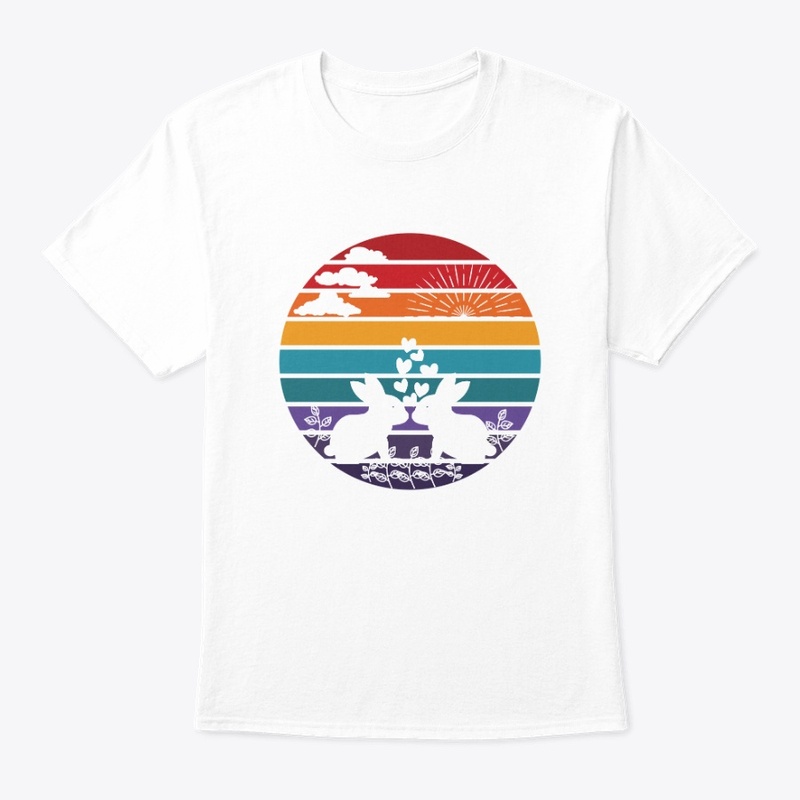 Retro vintage sunset design
