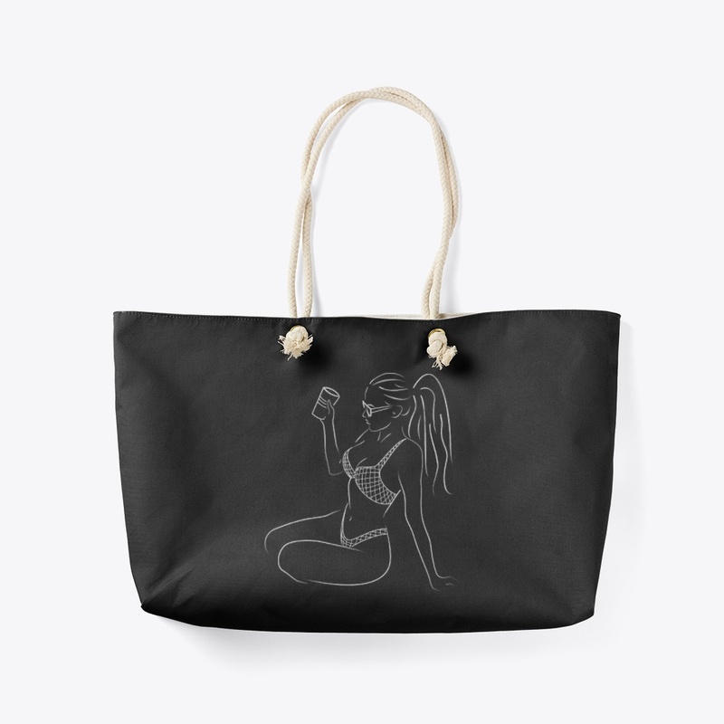 Beach Party Symphony - White Print