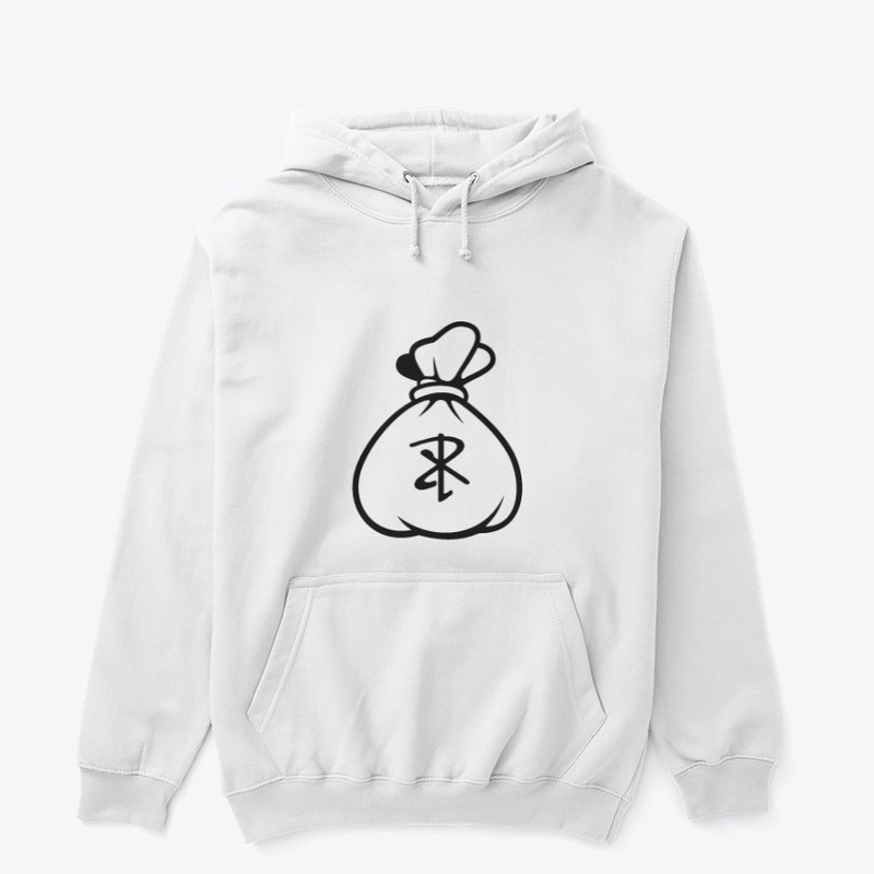 BAINO mark money Pullover Hoodie white