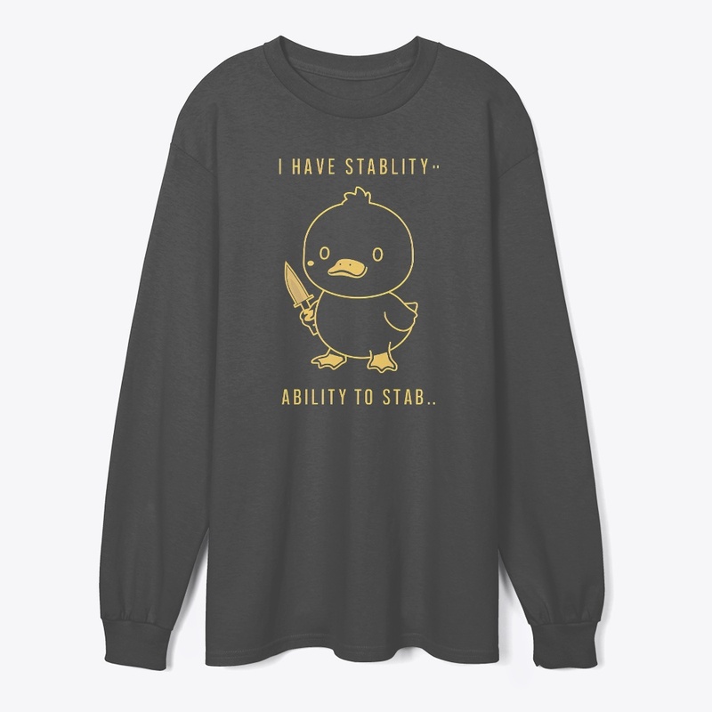 Quirky Duck Ability to Stab Cute 