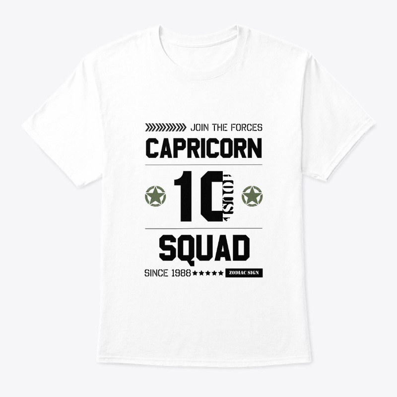 Zodiac Majesty Capricorn Squad Black