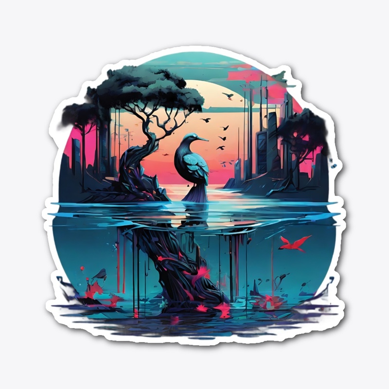 Bird Standing on the Sea's Edge 🕊️🌊"