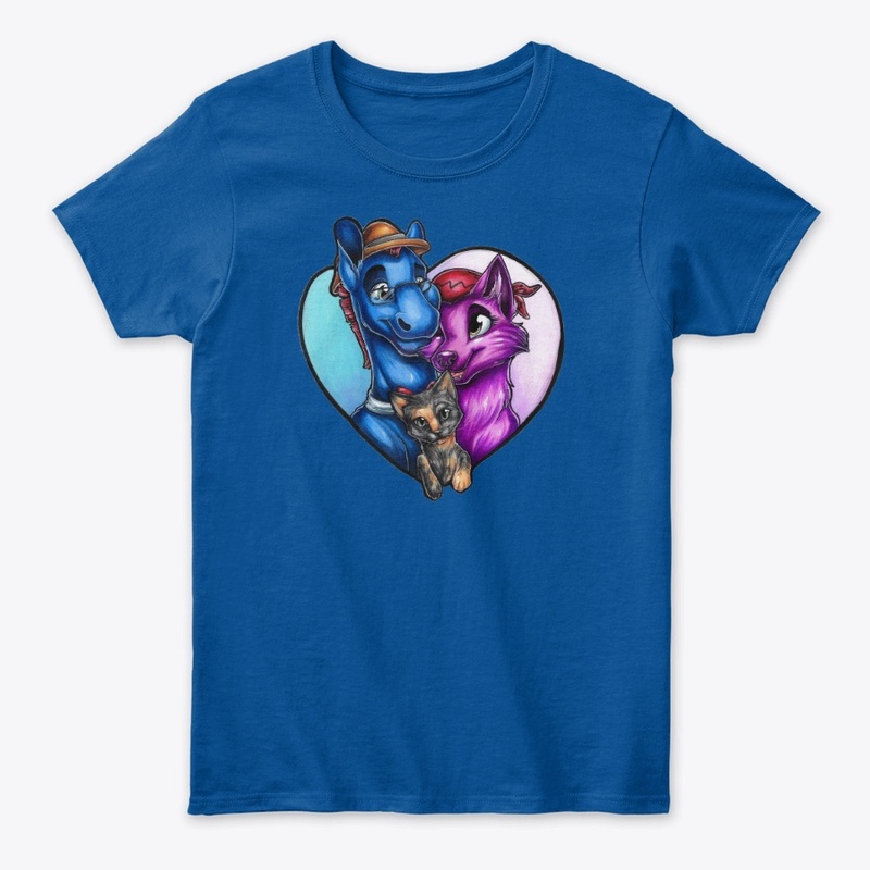 Pony, Wolf and Cat