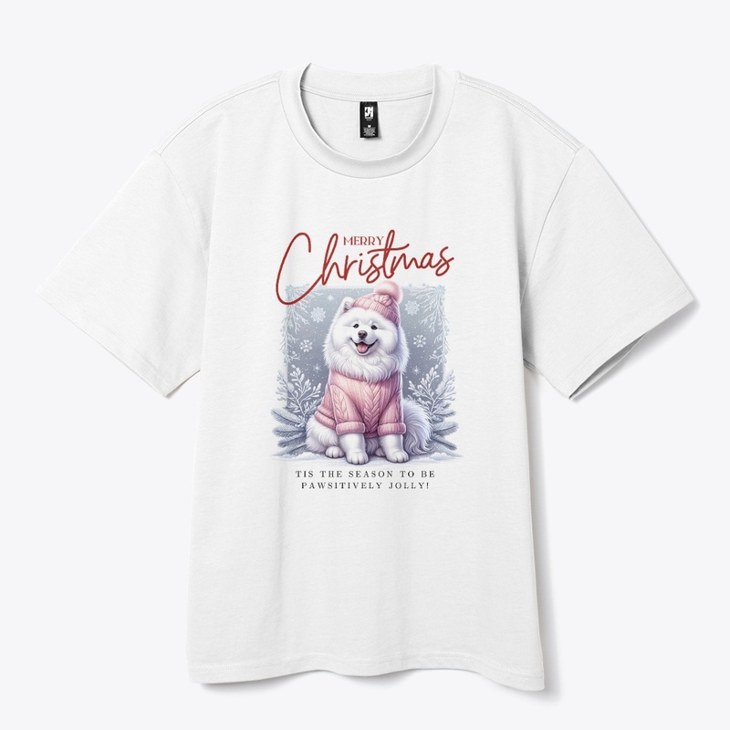 Pawsitively Jolly Samoyed
