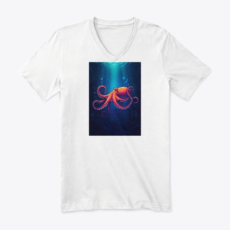 Bright Colorful Octopus