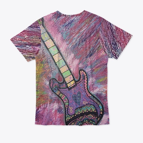 Mantis Artshirt#1 Royal Blue T-Shirt Back
