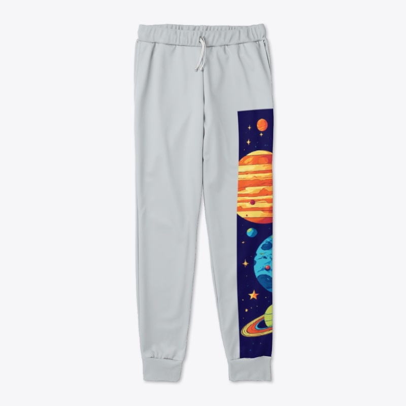 Planet colour tshirt design 