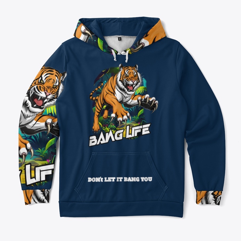 BANG LIFE WHOLE TIGER PRINT SWEATER