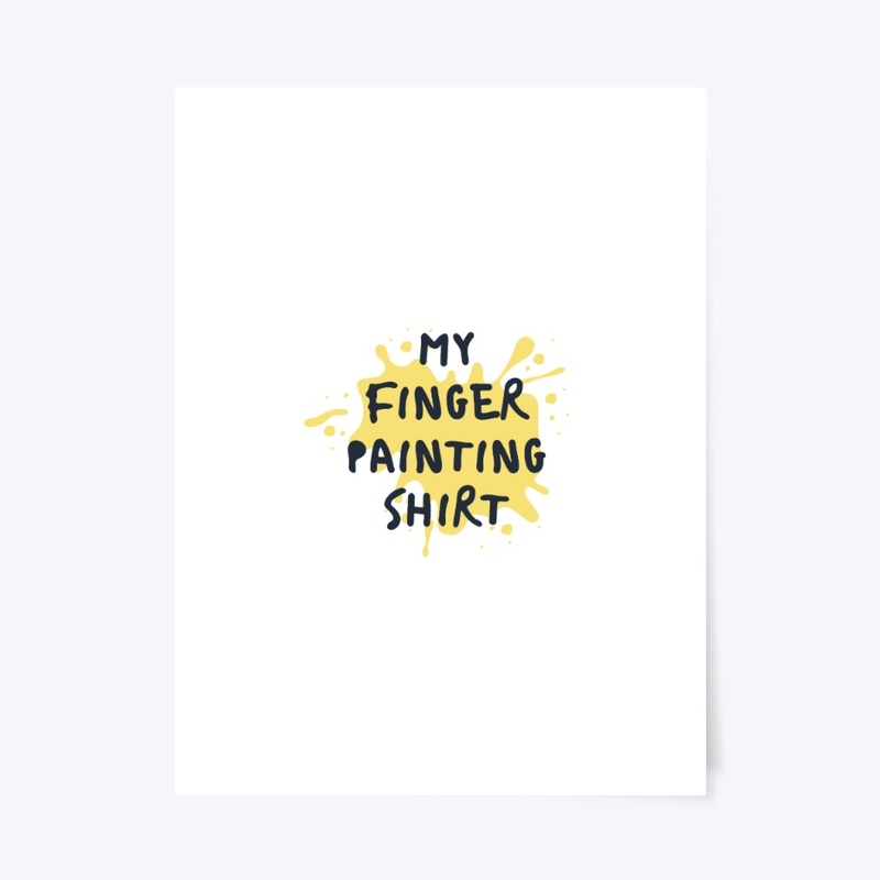 my finger painting shirt 