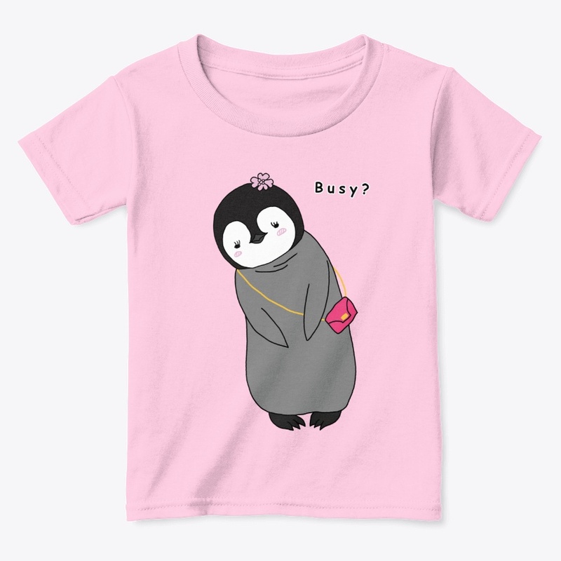 Busy? - Cute Baby Penguin Design