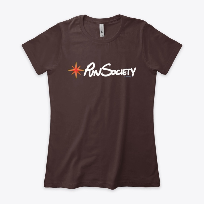Pun Society - White Logo