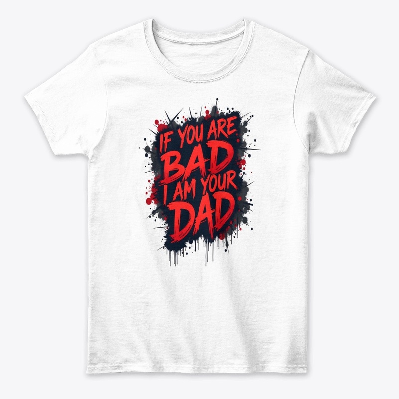 Bold Dad Joke Graffiti Streetwear Design