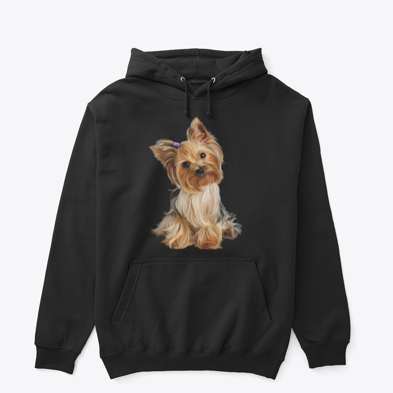 Women's Sweatshirt  Print Gray Dog