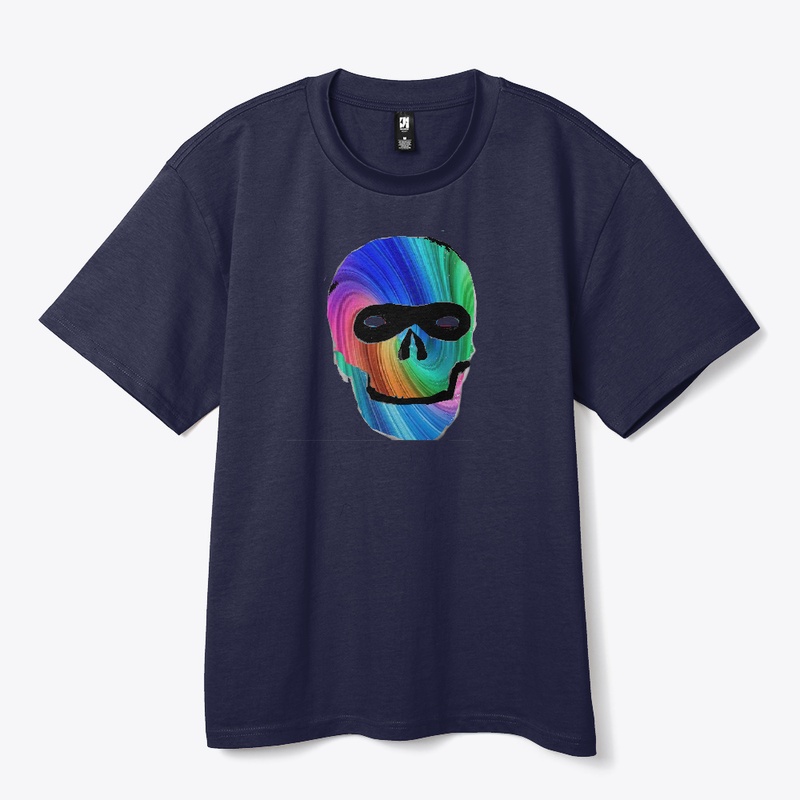 Rainbow Happy Skull