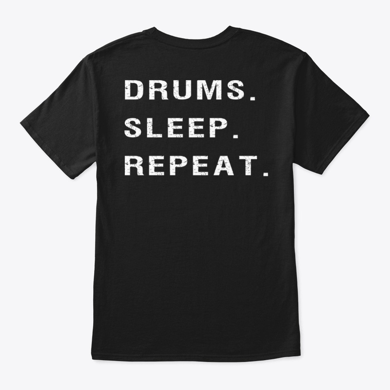 ACD-DRUMS SLEEP REPEAT TEE