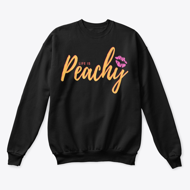 Life Is Peachycool Topfunny Cute Graphic