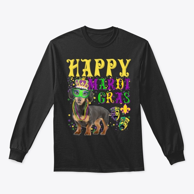 Dachshund Dog Mardi Gras