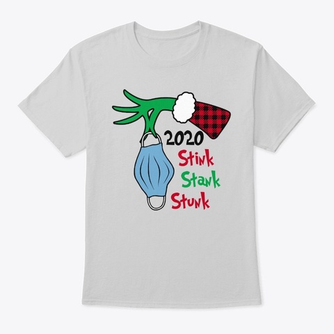 2020 Stink Stank Stunk Matching Family Light Steel T-Shirt Front
