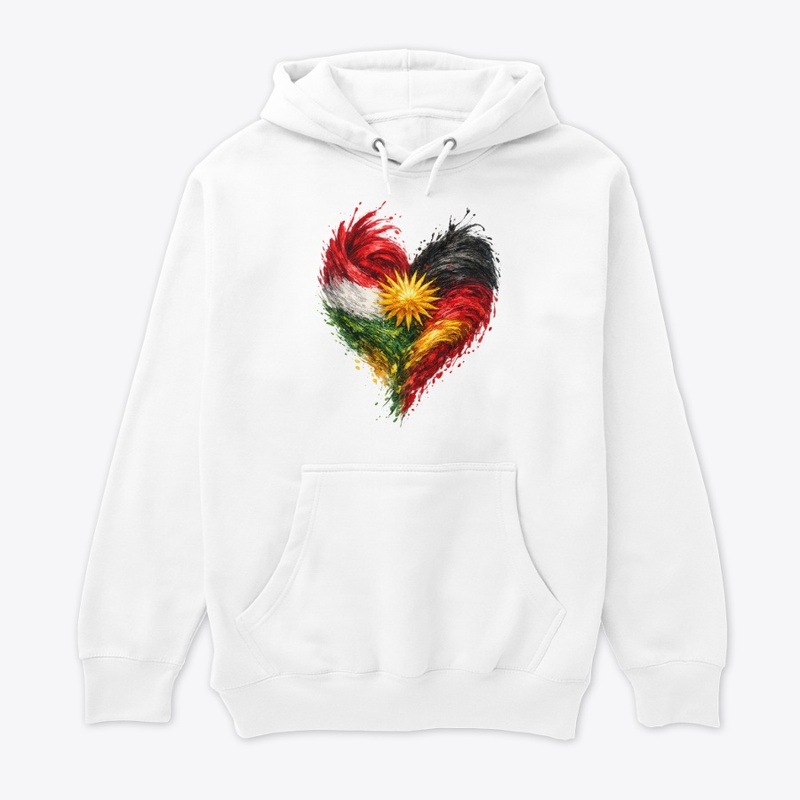  Kurdish-German Heart: A Symbol of Unity