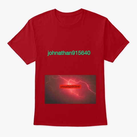The Officail Johnathan915640 Shirt Deep Red T-Shirt Front