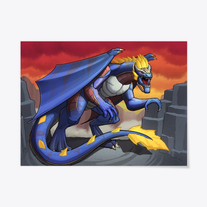 The Menace Sky Titan POSTER