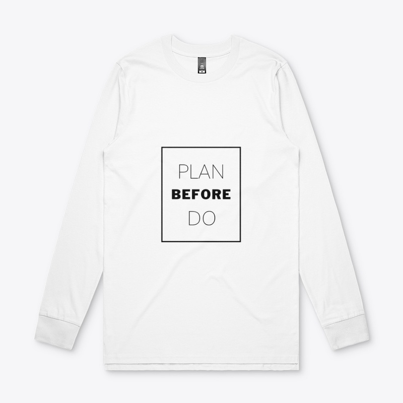 Text: Plan Before Do (Black)
