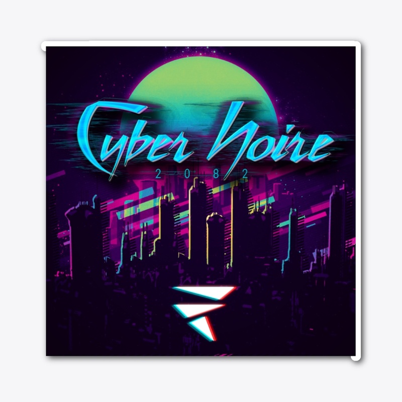 CyberNoire Stickers