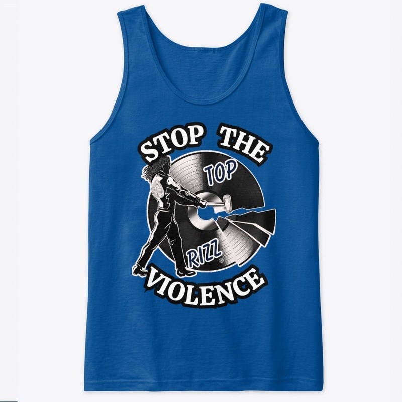TOP RIZZ LOGO - STOP THE VIOLENCE
