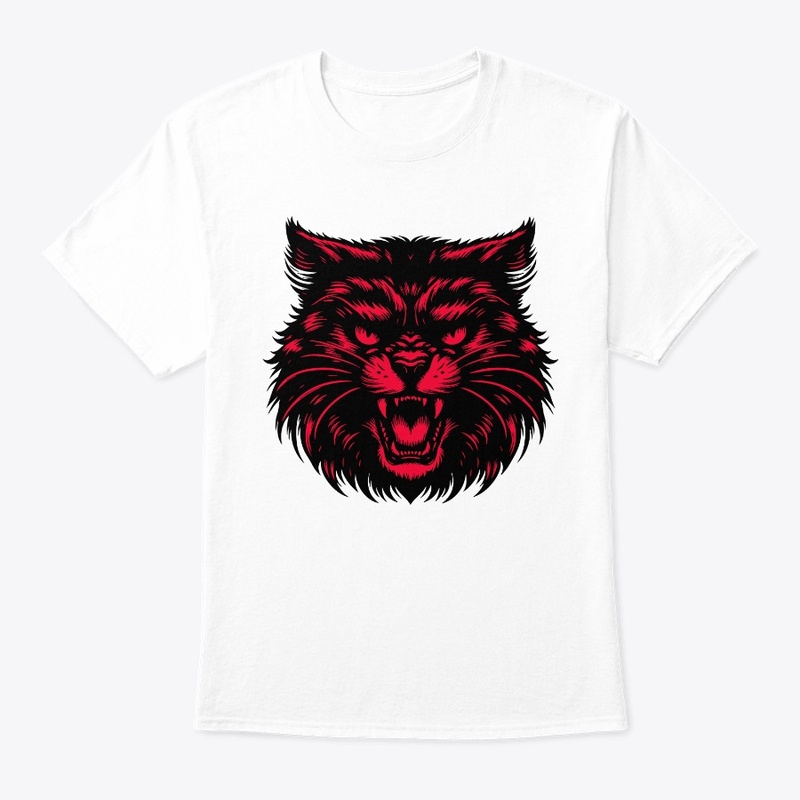 Fierce Angry Cat Artwork