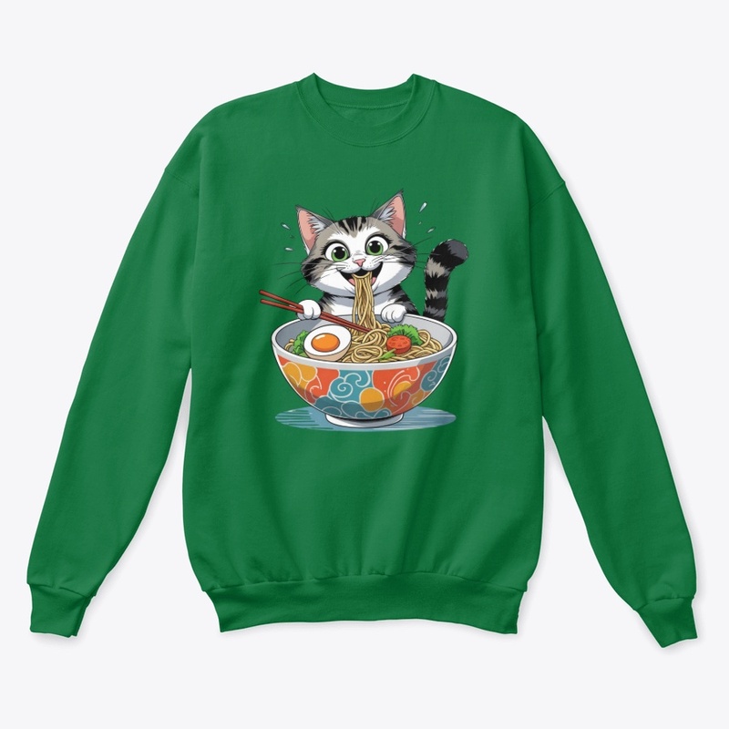 Happy Noodle Cat