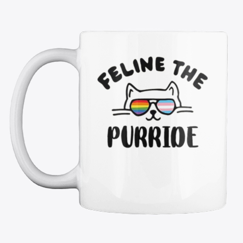 Feline The Purride Funny Cat LBGT