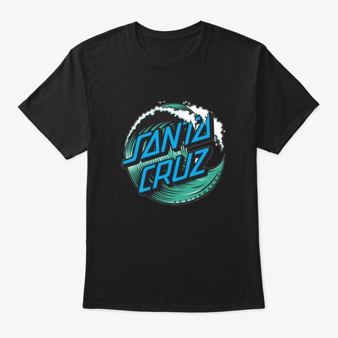 Santa Cruz Black T-Shirt Front