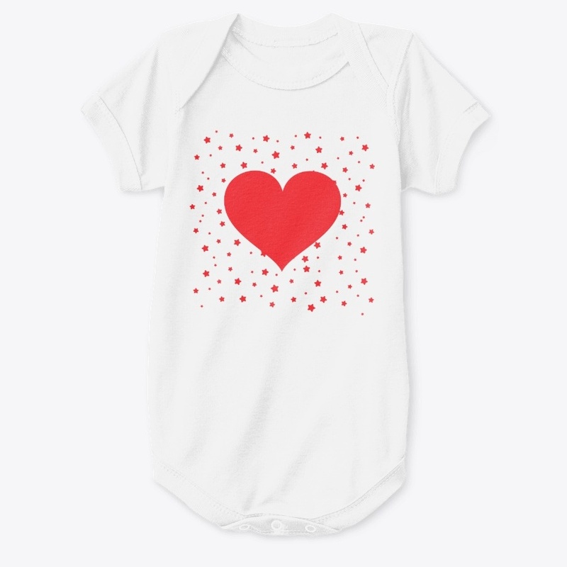 Heart with stars