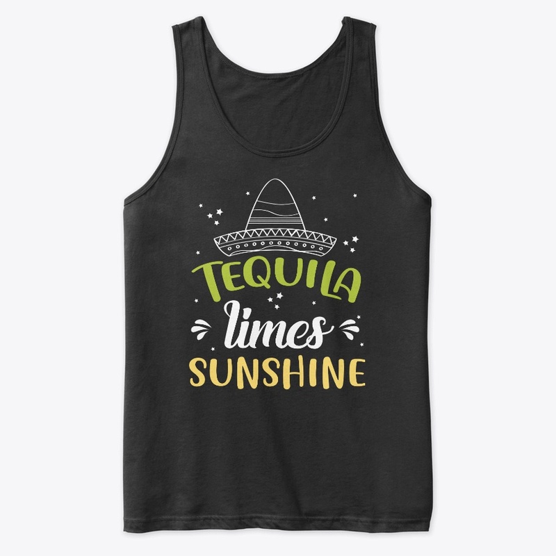Tequila Limes Sunshine Mexican T Shirt